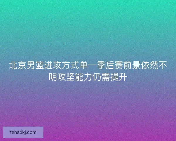 北京男篮进攻方式单一季后赛前景依然不明攻坚能力仍需提升