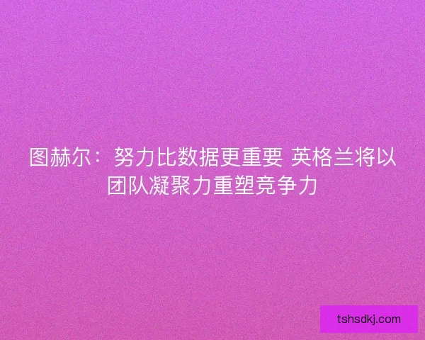 图赫尔：努力比数据更重要 英格兰将以团队凝聚力重塑竞争力